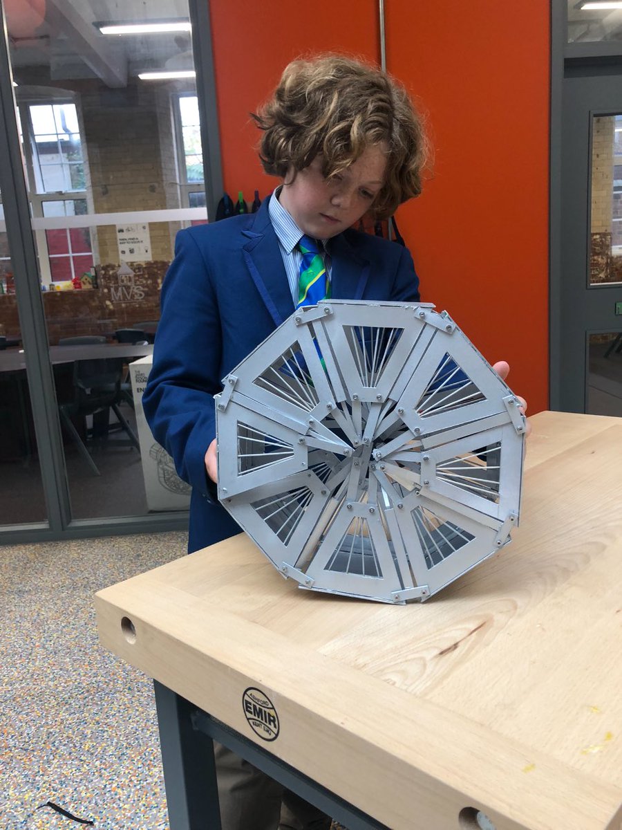 MaidaValeDT's tweet photo. Excited to hear that Heatherwick Studio have invited Charlie (plus guests) for a studio tour after being blown away by his fantastic 3D model of the Rolling Bridge. What an inspirational opportunity for one of our DT stars! #Rollingbridge #heatherwickstudio #inspiringyoungminds https://t.co/BYRrlxDuQQ