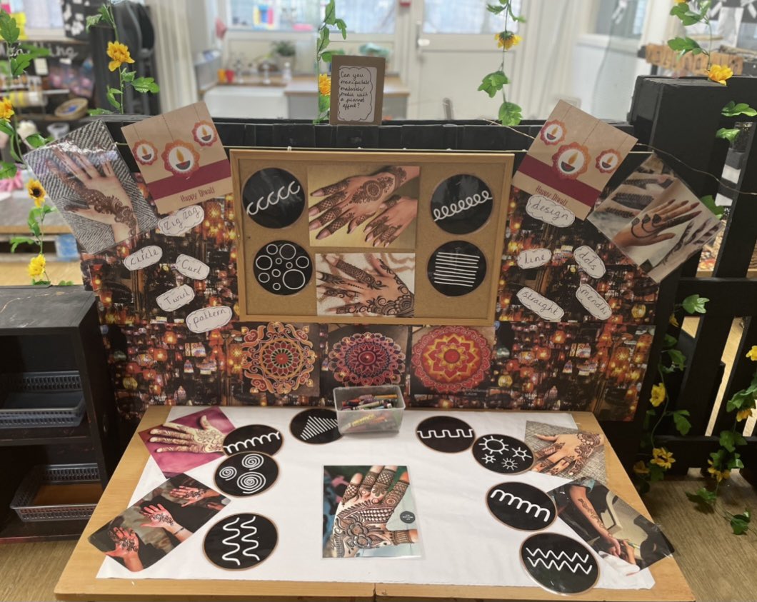 knaknakna222's tweet photo. Mini Diwali setup in #EYFS @hifieldji 🪔✨ #PACTShare #EYFSArts #Diwali #TeamEarlyChildhood #EYTagTeam #EyTwitterTagTeam @EYTagteam @AaronEarlyYears https://t.co/ZTi7osWda7