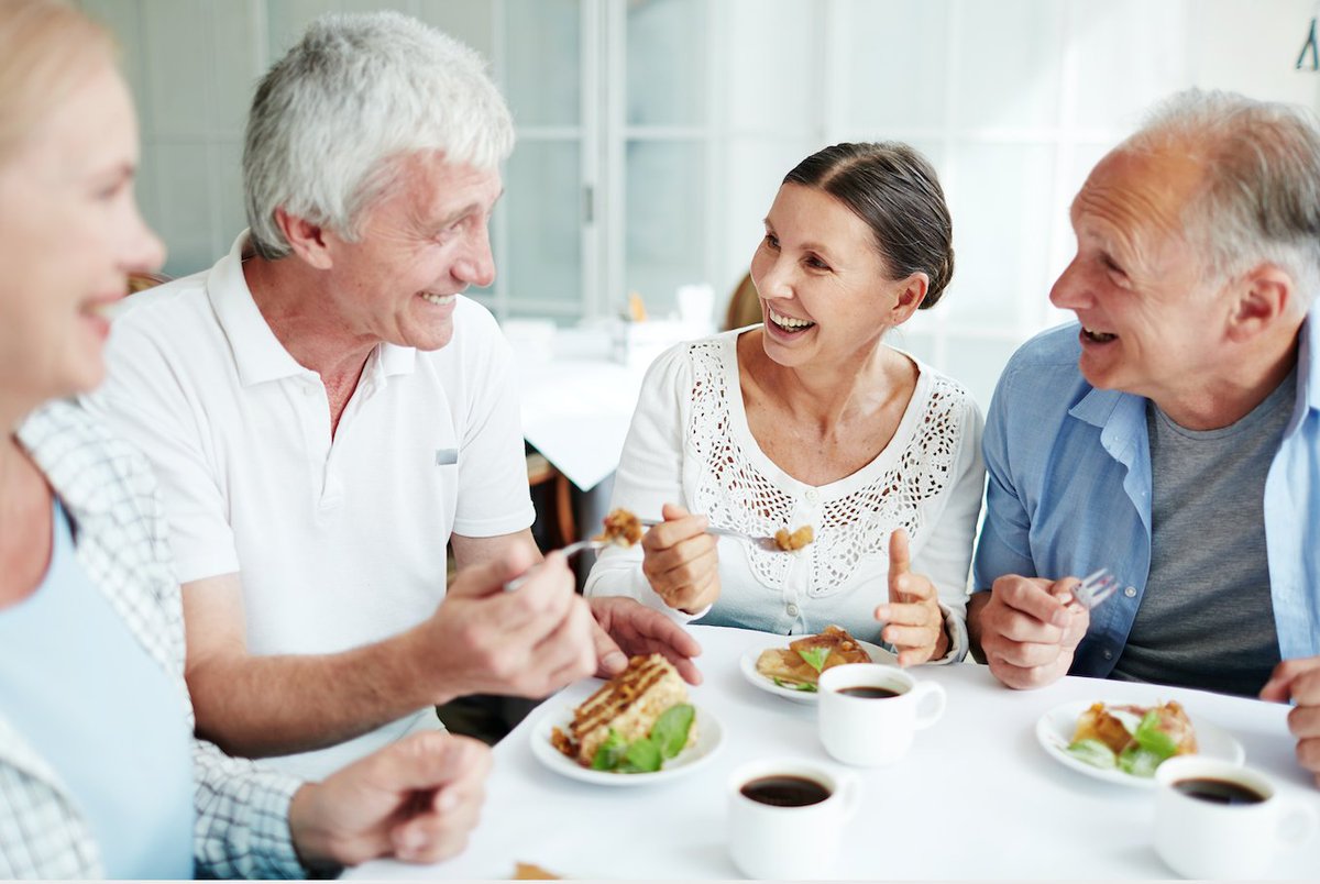 sooner_station's tweet photo. Mealtime is a social experience at Sooner Station! Enjoy delicious cuisine, friendly conversations, &amp; a welcoming atmosphere. Our culinary team crafts menus with your preferences in mind, to help you live the spirited, healthy lifestyle you desire. https://t.co/DRN0MuA1El https://t.co/lc2f5UsN1x