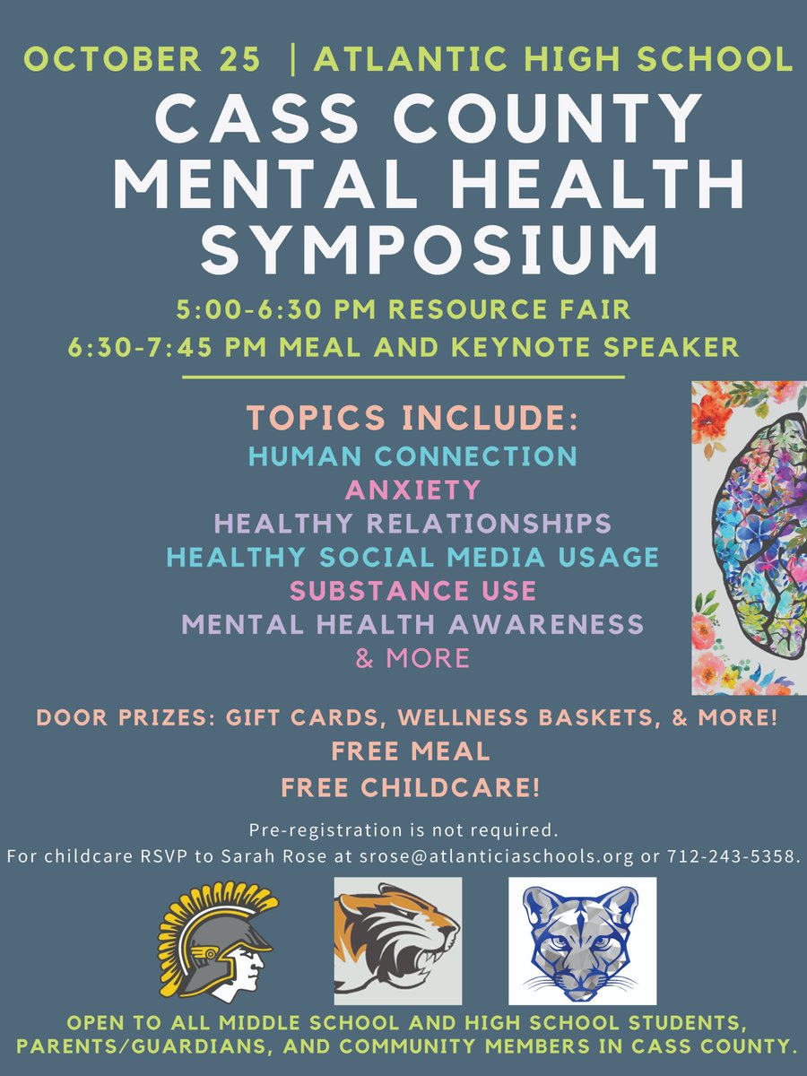Hope to see you Monday, Oct. 25 at our Mental Health Night Symposium! Please take a couple of minutes to learn more about our speaker, Joe Beckman, in the attached video. Details in attached photo.

youtube.com/watch?v=AHkG7H…