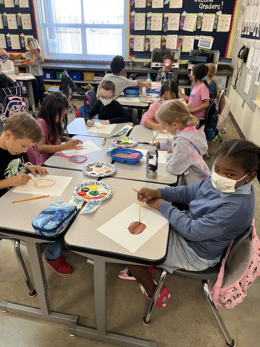 BaumgartnerRCSD's tweet image. We had fun during our Art lesson on Portraits @RCSDOrchard @rcsdchampions #rcsdk8