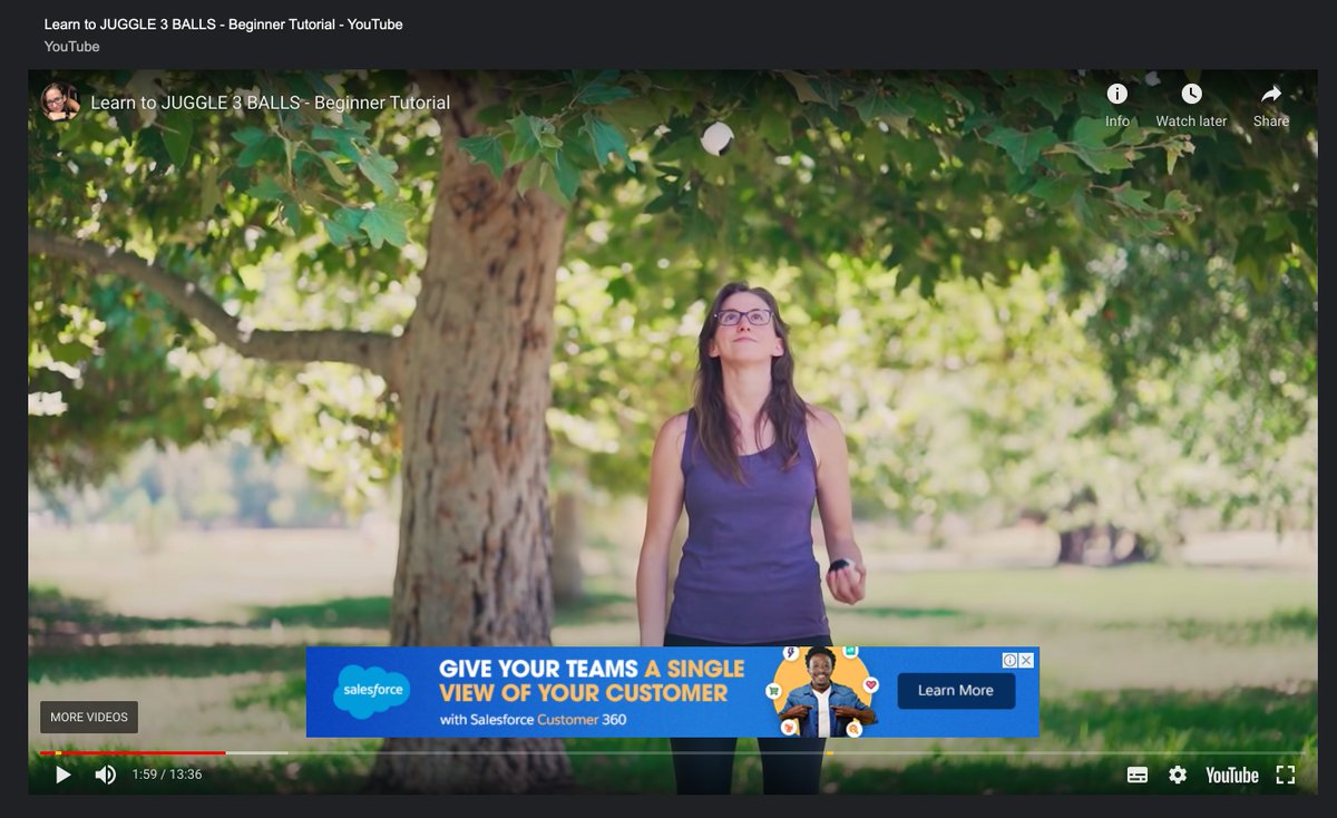 PeedrrHope's tweet photo. @andr00 @teropa @pomeranian99 And yes, in answer to you question about ads, if I click play on the google-search-embedded video, it jumps straight to the suggested point in the video with no ads (except the normal banner ad). If I click on the link to watch on YouTube however, the video starts with an ad https://t.co/8aGI7tTC63