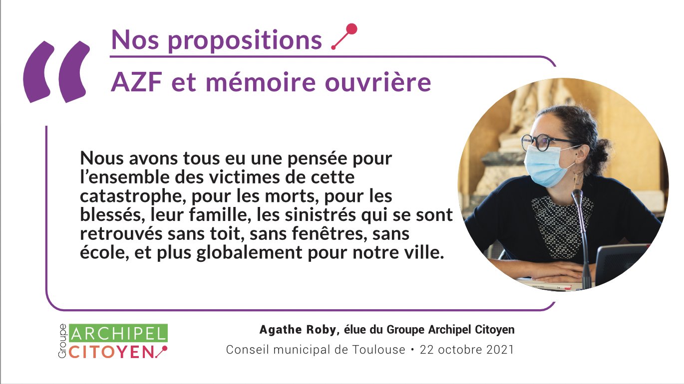 Groupe Archipel Citoyen Elues Elus A Toulouse Notre Elue Robyagathe Au Cmtoulouse Le 21 Sept 01 A Laisse Un Souvenir Tres Douloureux Dans Nos Memoires Nous Invitons La