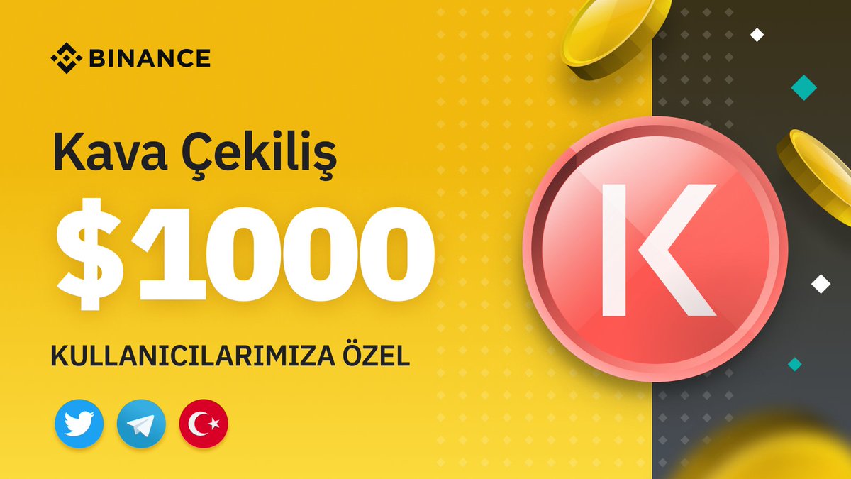 Binance_Turkish's tweet photo. Muhteşem Türkiye🇹🇷 Topluluğuna Özel 1.000$ KAVA

🔄#BinanceKAVA hashtag ile alıntıla yaparak paylaş

✅Takip @kava_platform &amp; @Binance_Turkish &amp; @BinanceTR 

♥️ Katıl https://t.co/zjh1sGT8Mr &amp; https://t.co/YxUdPp3epw &amp; https://t.co/P4Jv9twGzg

➡️Detaylar https://t.co/WNtNtnDBhx https://t.co/MSjvR9MBp6