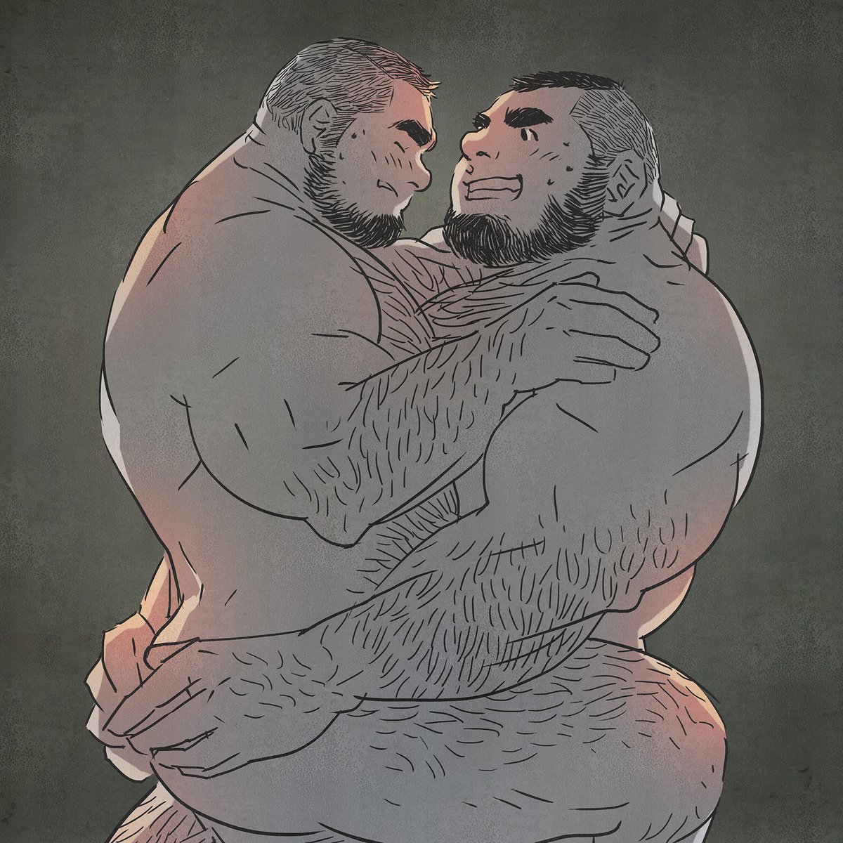 #Gay #bara #gayart #bear #artists #art #drawing #gaybear #gaymusclebear #mu...