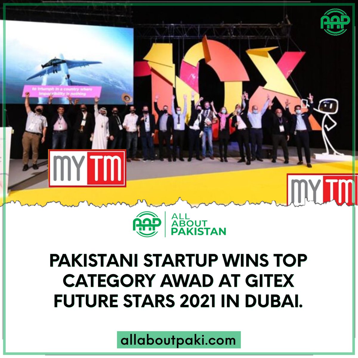 Aboutpakistan90's tweet photo. Pakistani Startup Wins Top Category Awad at GITEX Future Stars 2021 in #Dubai.
#AAPakistan #Pakistan #MyTm https://t.co/SNyzeMWz91