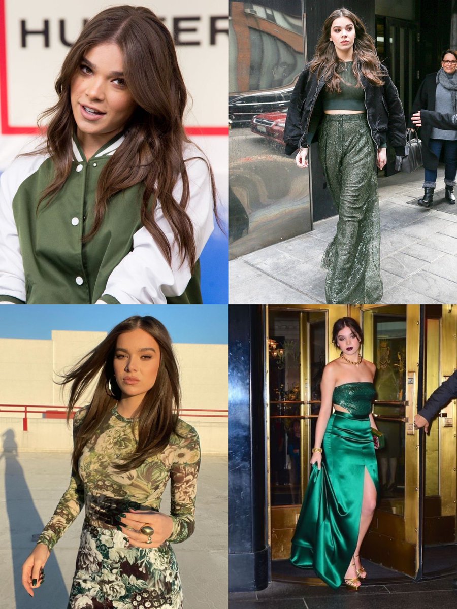 hailee steinfeld x green