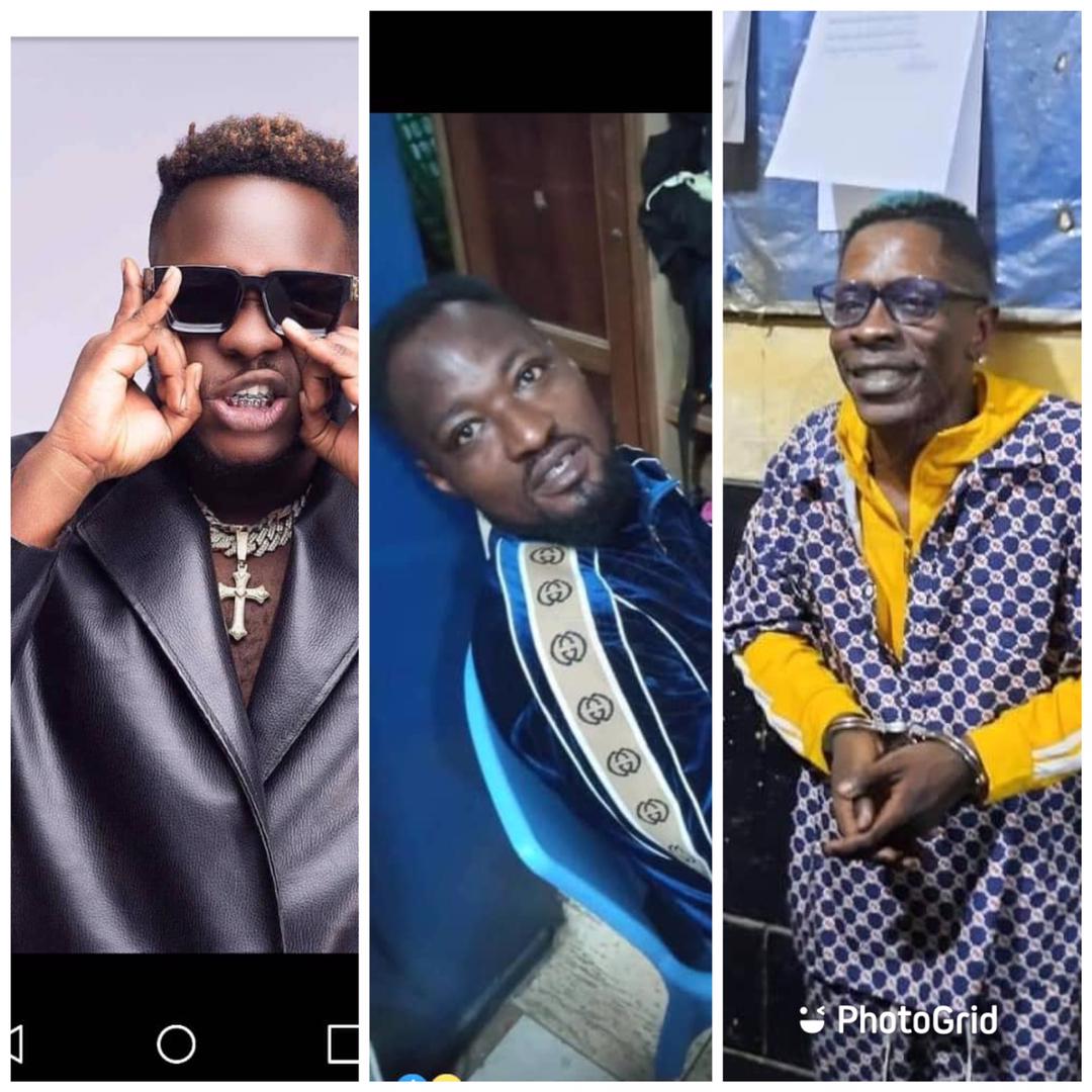 Shatta wale, Medikal and funny face in remand 
<a href="/Hitz1039FM/">Hitz 103.9 FM</a> <a href="/fellamakafui_/">Fella Precious Makafui</a> <a href="/BujuSheriff/">champion_Buju</a>  <a href="/MGDrive_/">#MGDrive Gain Follow 20K</a> #FreeShattaandMedikal #FreeShattaWale #FreeMedikal africanpromotions.blogspot.com/2021/10/shatta…