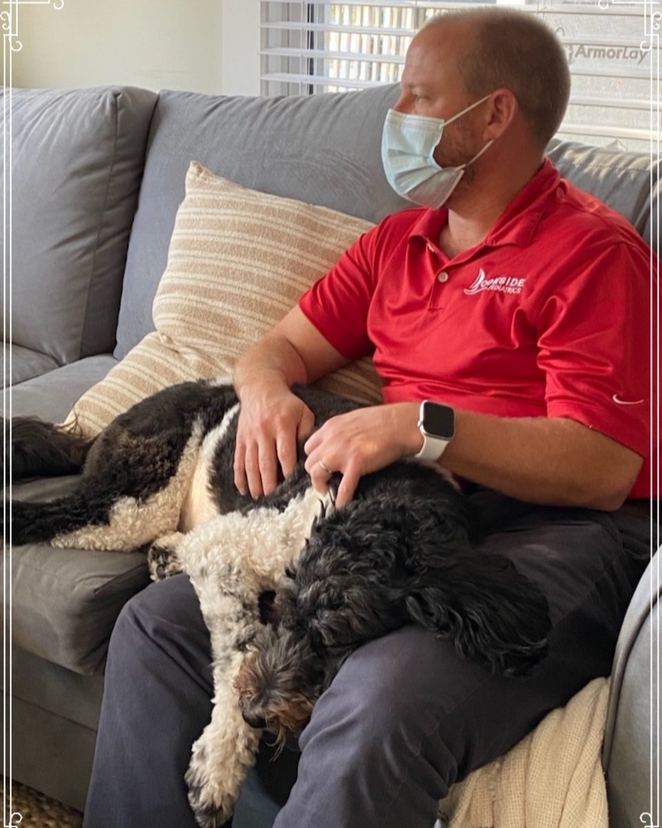 Often times, Newborn Home Visits aren't just for the baby! 
#puppylove #newbornhomevisits #wilmingtonncpediatrician #personlizedpediatrics