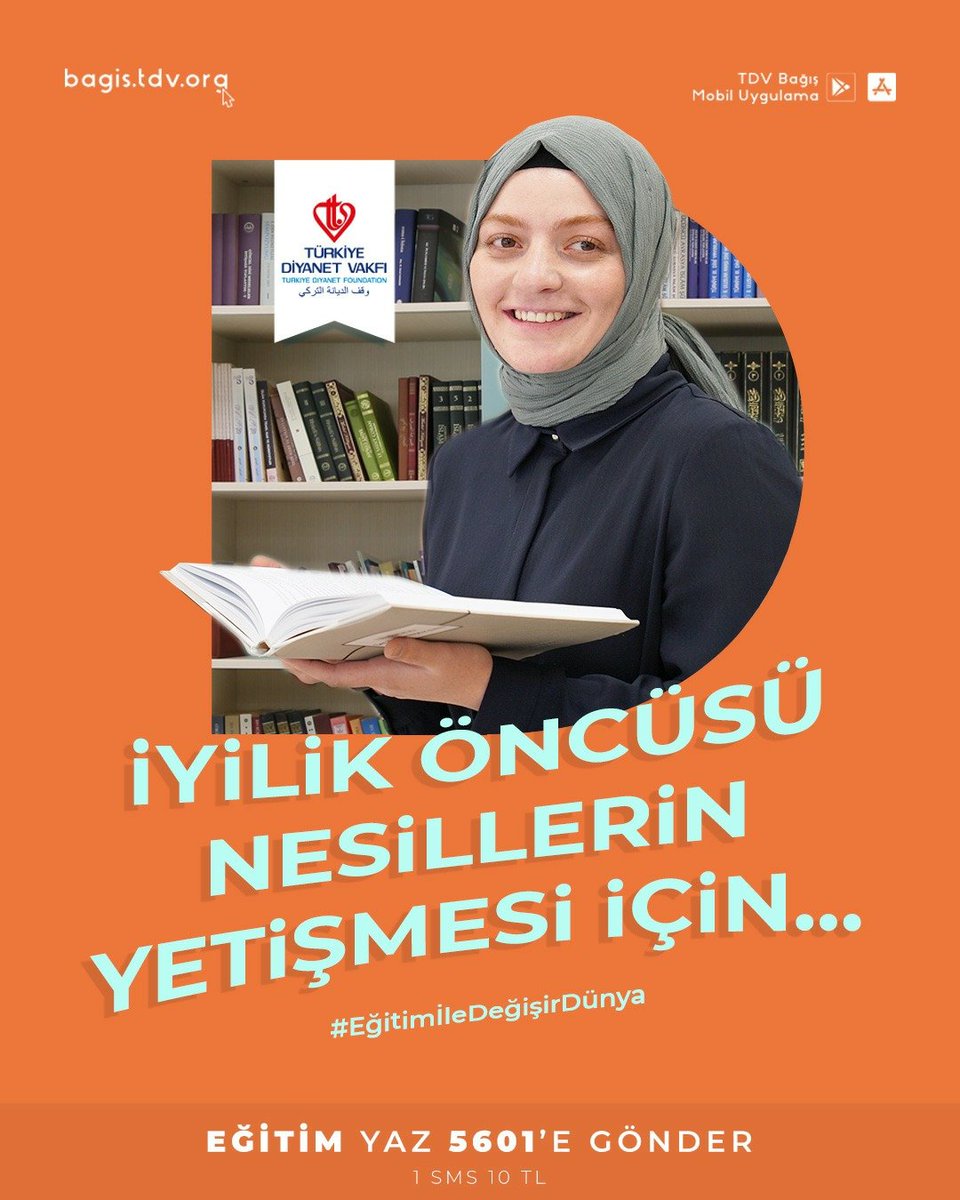 Yarınları ilimle ihya edecek nesiller yetiştirmek için…

#EğitimİleDeğişirDünya

Bu ilim seferberliğine destek vermek için EĞİTİM yazıp 5601'e SMS göndererek 10 TL bağışta bulunabilir, bagis.tdv.org adresinden online bağış yapabilirsiniz.