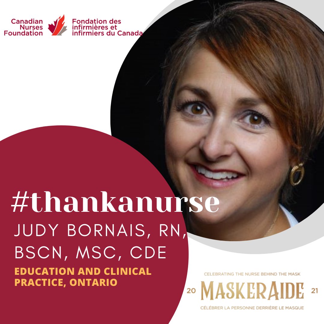 CNF is honoured to celebrate nurses with our #ThankANurse initiative. Visit our INSTAGRAM to see our spotlighted nurses of the week! 
#CNFMaskerAide #ThankANurse
 
<a href="/Judy_Bornais/">JBornais</a>