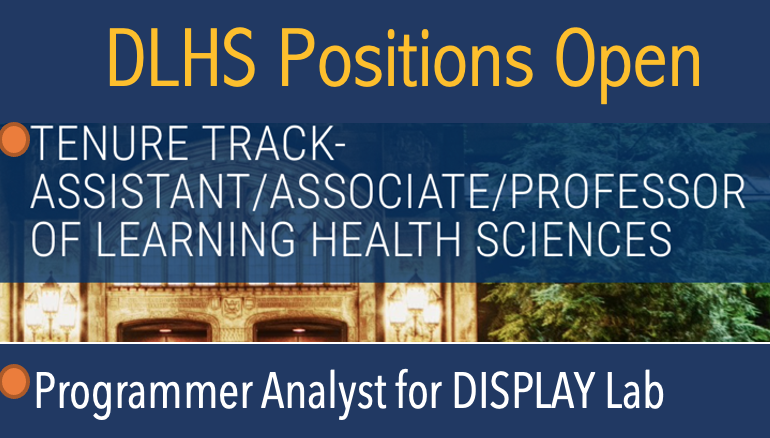 umichDLHS's tweet image. We're Hiring! DLHS seeks faculty member of any rank to fill a "Racial Justice in Healthcare" data science position. Also hiring at #ProgrammerAnalyst to support the technical development of a precision feedback service. Check out the job postings here:
michmed.org/DLHS-jobs