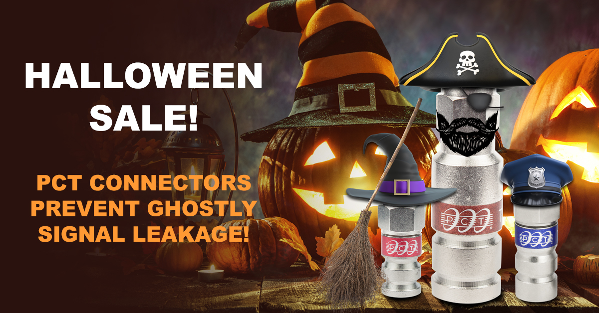 PctSolutions's tweet image. Only PCT Connectors prevent ghostly signal leakage! Don’t let a loose connector ruin your Halloween movie night. #demandPCTquality pctstore.com/Sale-s/153.htm
#halloween #ghost #halloweencostume #diy #cedia #broadband #cableTV #PCTintl