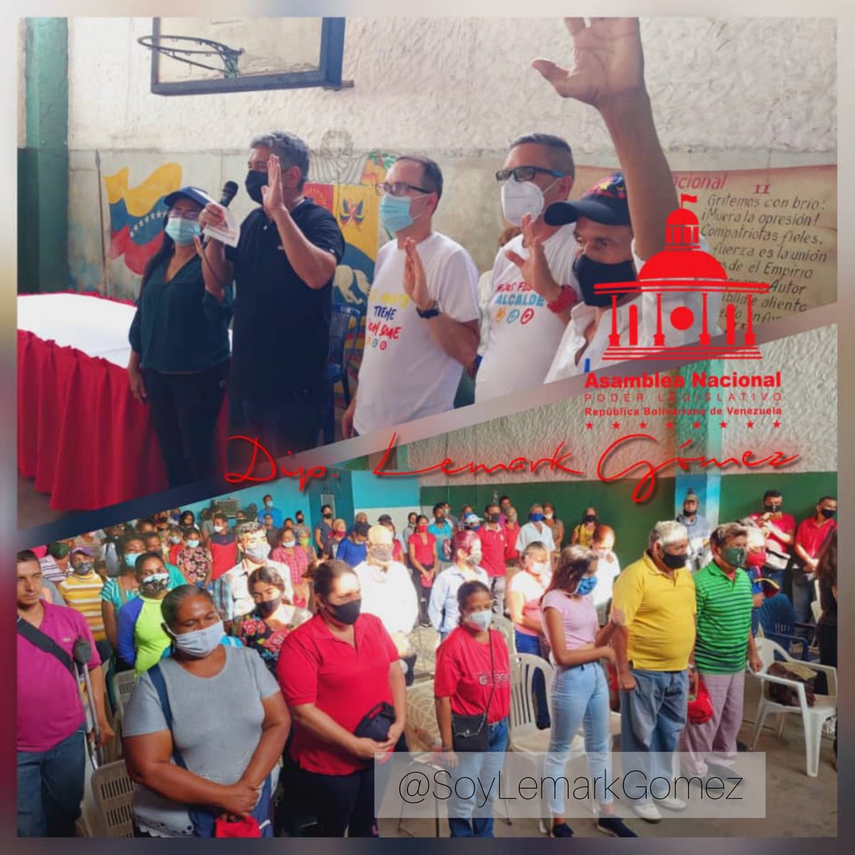 soylemarkgomez's tweet photo. #22Oct | Junto al próximo alcalde del Municipio Simón Rodríguez Jesús Figuera, participamos en una extraordinaria asamblea con el Movimiento "Simón Rodríguez" juramentamos el comando de campaña que este 21N entregará la victoria a la revolución 
#21NVictoriaPopular
@Asamblea_Ven https://t.co/EmKiz3E3ZH