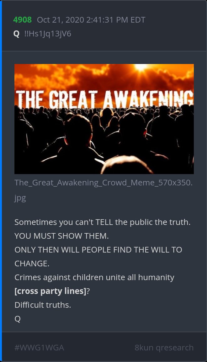 unlvsall's tweet photo. @TexasOU812 #TheGreatAwakening https://t.co/CdKzulHGCt