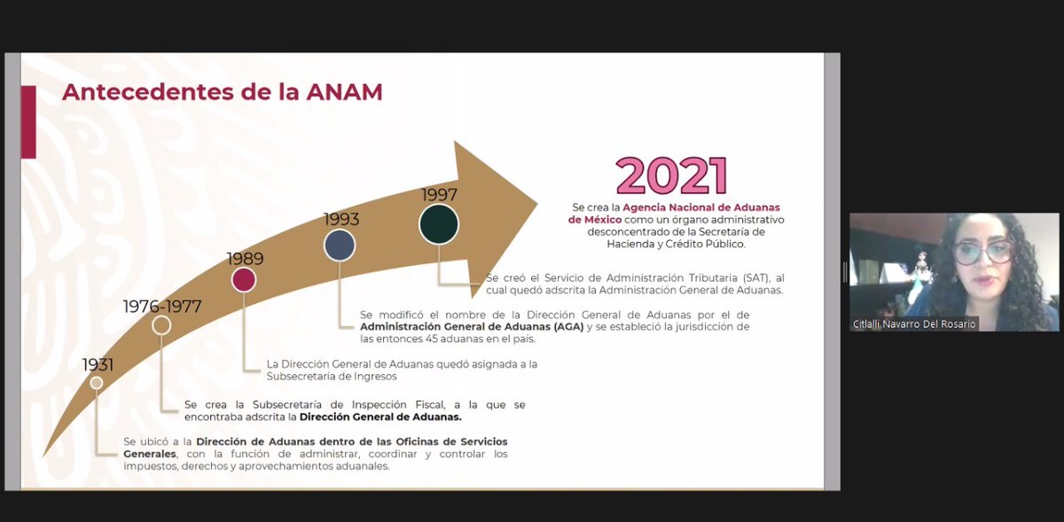 ecesscomce's tweet photo. ✍️Conociendo sobre la Agencia Nacional de Aduanas de México (ANAM). 🚢
#CESS2021 #SomosCOMCE https://t.co/SbyQhDiISw