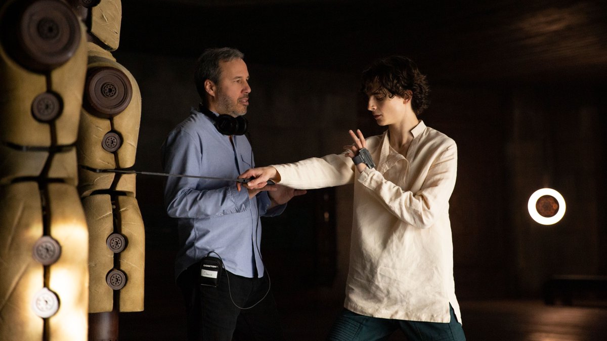 BFI's tweet photo. Denis Villeneuve spoke to @edibow about #DuneMovie, his big-screen adaptation of Frank Herbert’s seminal bestseller for #BFIatHome https://t.co/Z7kIleWDEL https://t.co/LIiNihXFqm