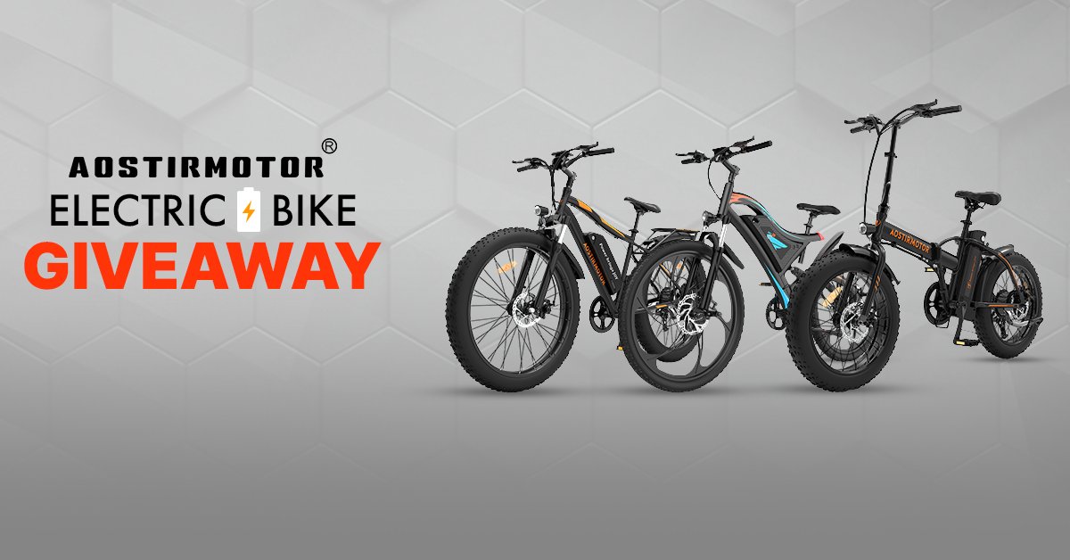 Newegg's tweet image. Why are you running? Give your legs a rest and enter to win one of three electric bikes from AOSTIRMOTOR. Whether you're looking for pedal assistance across the city or a noble steed that can handle almost any terrain, these e-bikes are for you.
newegg.io/tw-aostirmotor…