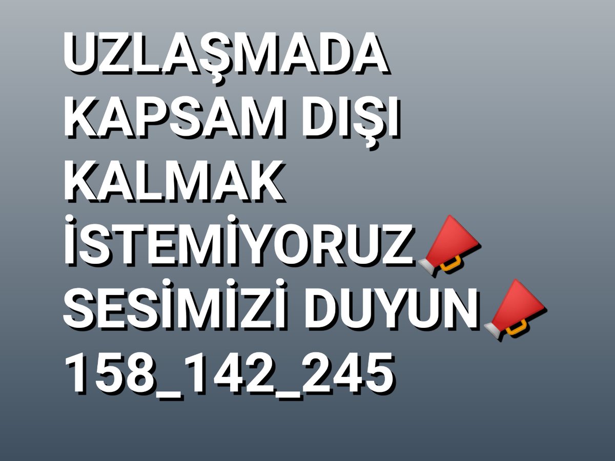 canozum91's tweet photo. @Emine_Gozgec16 @MustafaSentop @ayhan_salman AF BEKLEYEN MİLYONLAR NE OLACAK @abdulhamitgul
Nitelikli suçlara uzlaşma istiyoruz https://t.co/PgHkdX8eUn