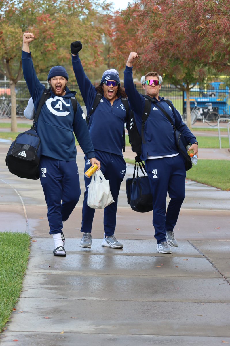 UCDfootball's tweet photo. Next stop Cal Poly 📍 https://t.co/pYAFzRkTo6