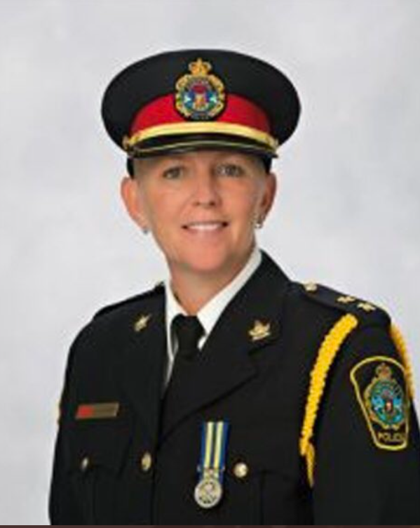OPP_ER's tweet photo. #SDGOPP would like to congratulate newly sworn in Chief Shawna Spowart of the Cornwall Community Police Service. #Policingpartners #1stfemalechief #womenofimpact ^tc https://t.co/zCCrFLoce4