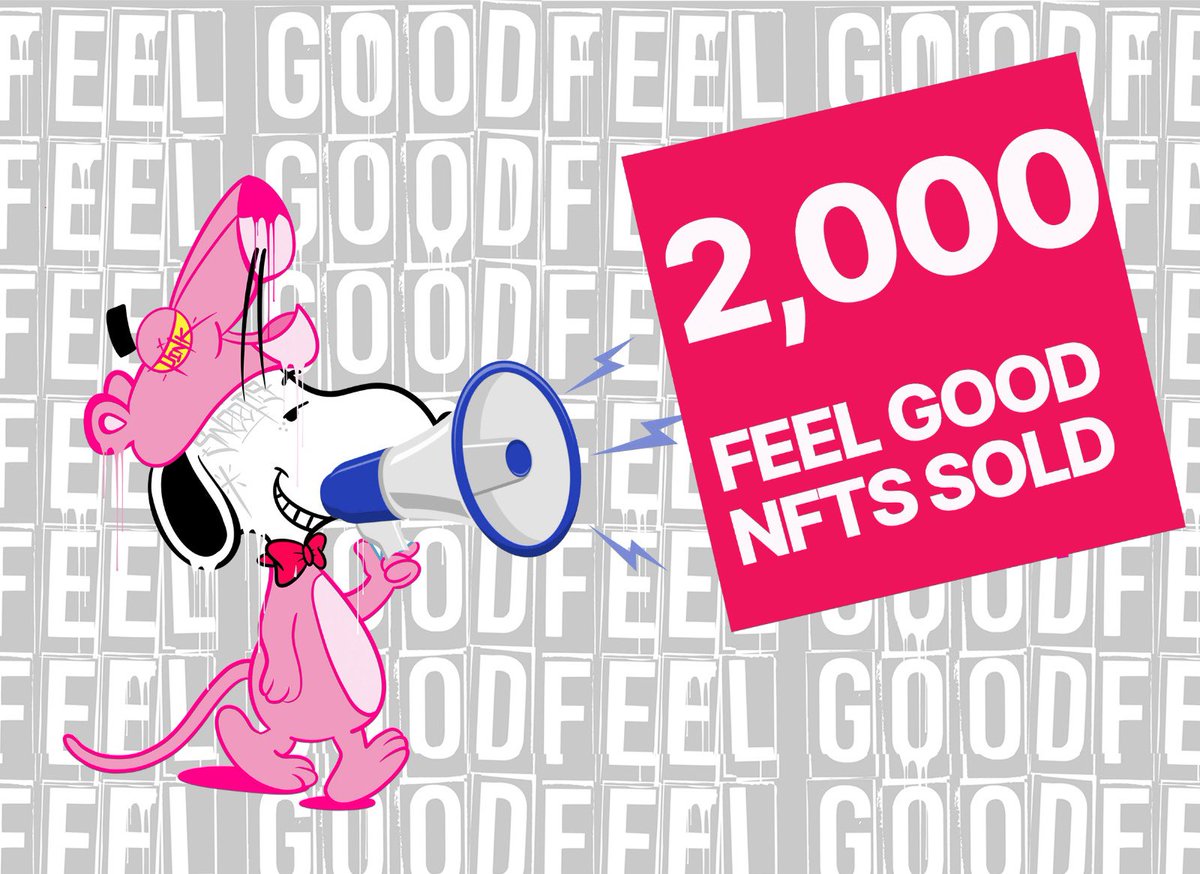 FeelGood_NFT's tweet photo. ✅ 2,000 FeelGood #NFTs minted

🎊 Be sure to show up to the reveal party later in 2 hours

🕘 9PM BST | 4PM EST | 1PM PDT 🕐

🎧 The team will be getting the party started 1 hour earlier

🎟: https://t.co/KxWYGVaLzX

🔎 Check the rarity of your FG NFT ⬇️

https://t.co/N2lcRLMdl6 https://t.co/7YHBGMcbqg
