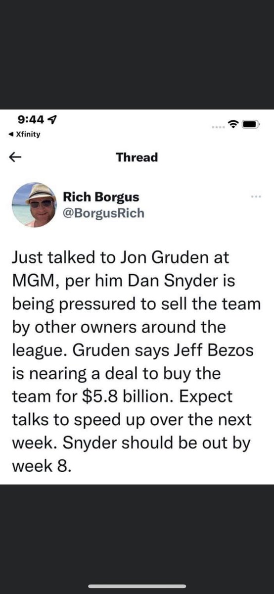 AaronHungerford's tweet photo. @JPFinlayNBCS @john_keim  any truth??? https://t.co/jAX6Iw9zYp