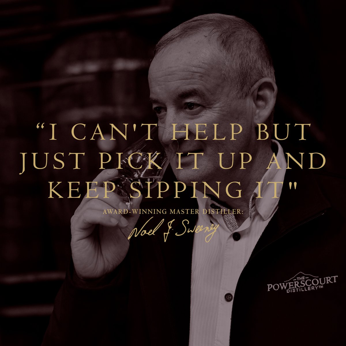 PowerscourtDist's tweet photo. Join Noel in savouring the sipping experience of our very special 20 Year Old Five Elements Whiskey this #FercullenFriday.
#MasterDistiller #NoelSweeney #WhiskeyHallOfFame #IrishWhiskeyMaster #MaltMaster #DrinkResponsibly https://t.co/cfwyeR68LH