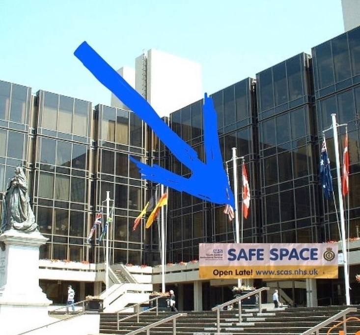 The Safe Space has moved to the reception of the civic offices. It will be open 10pm-3am every Fri &amp; Sat with trained professionals on hand for anyone who needs support on a night out. Pop in if you're feeling vulnerable, have an injury, or feel poorly.

#SafeSpace #Portsmouth