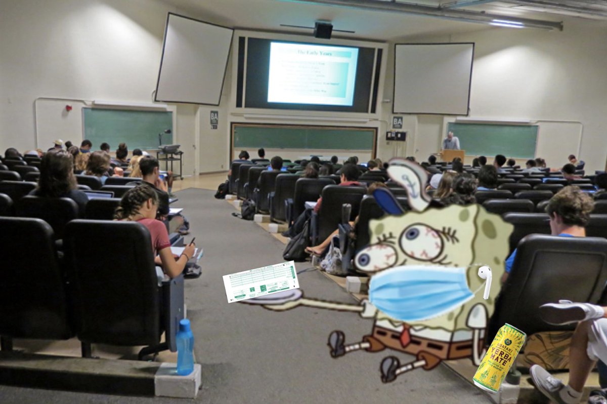 CommUcsb's tweet photo. Handing in our midterms like...
We hope you don't catch the suds! #midtermszn #UCSBComm #GoodLuckGauchos https://t.co/SesglkEcGf