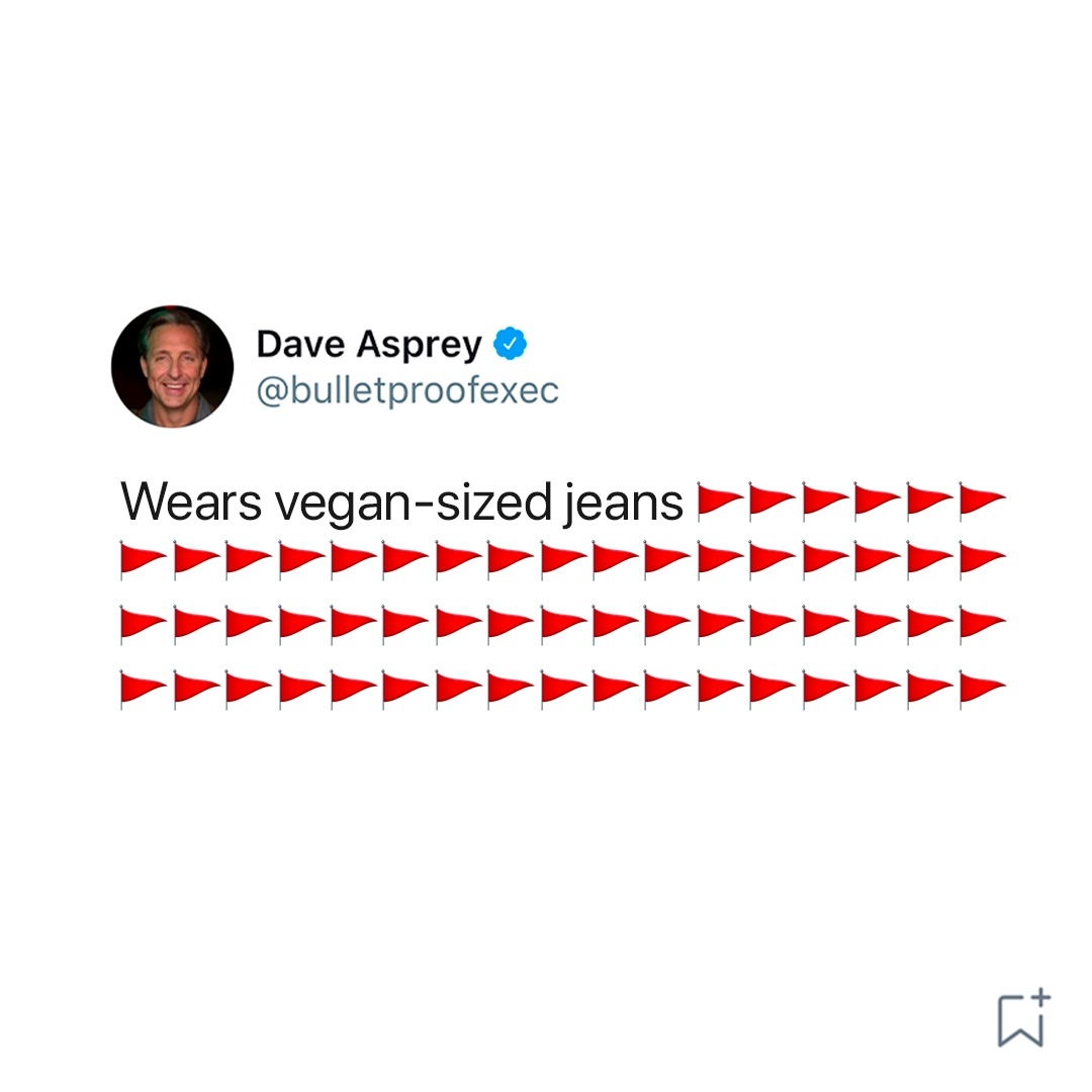Healthy people have leg muscles. Vegan pants for men should be illegal.

Enough plant-based nonsense! 🤪 #Manpants