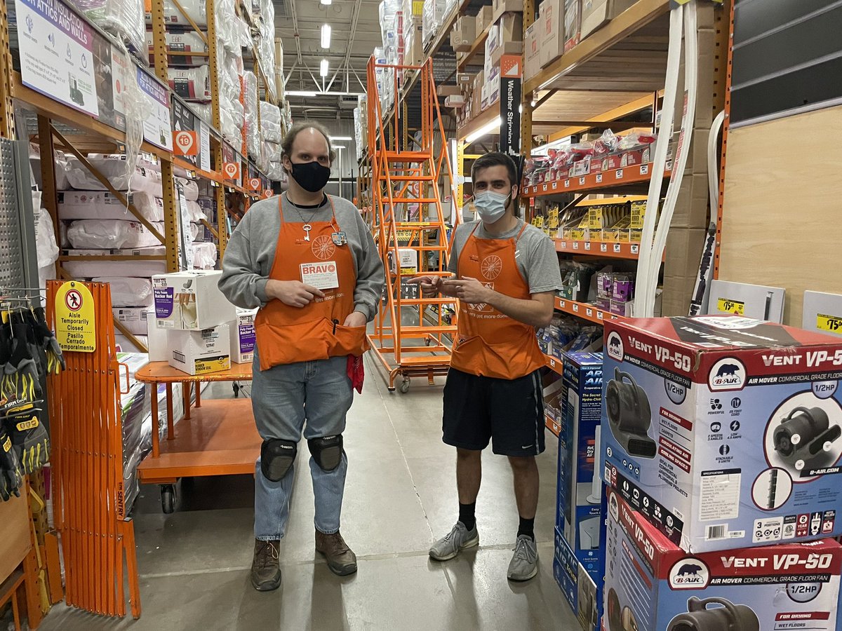 JosephGHD2003's tweet photo. While I’ve been on overnights, I wanted to give some recognition to Garrett and Joe who are on the freight team! Both are hard workers always keeping safety in mind! Thank you for all you do, definitely does not go unnoticed! @HomeDepotEast @RobD250 @jody_delicato @Linville2003 https://t.co/Yfib8KxyFb