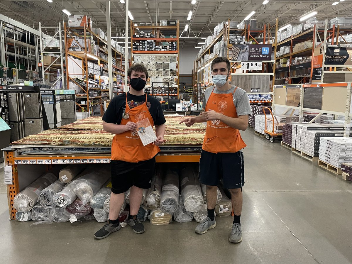 JosephGHD2003's tweet photo. While I’ve been on overnights, I wanted to give some recognition to Garrett and Joe who are on the freight team! Both are hard workers always keeping safety in mind! Thank you for all you do, definitely does not go unnoticed! @HomeDepotEast @RobD250 @jody_delicato @Linville2003 https://t.co/Yfib8KxyFb