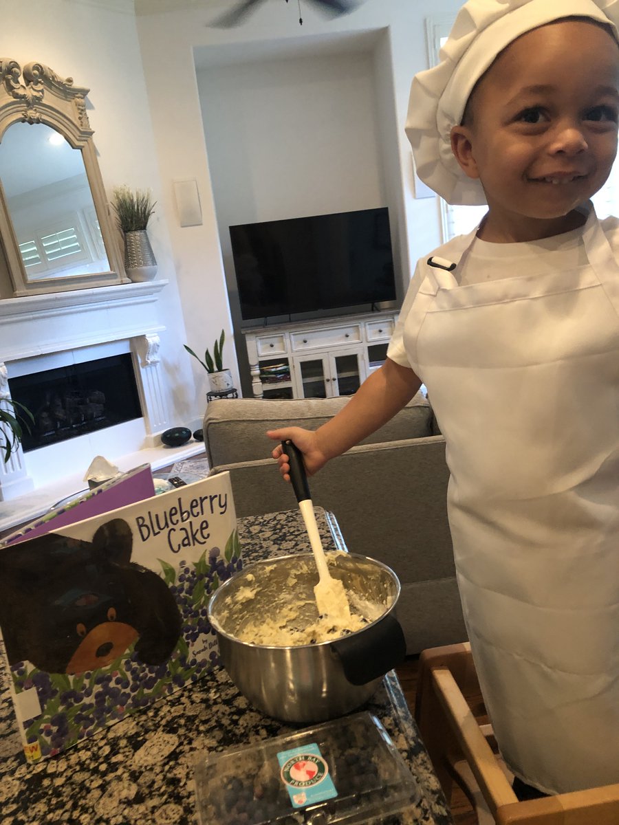 pittingerk's tweet photo. @swdillard @PublishersWkly Thank you for this book, Miss Dillard. My grandson loves it and we made your blueberry cake as muffins this afternoon. So much fun. Keep up the wonderful writing. https://t.co/abMYQofvol