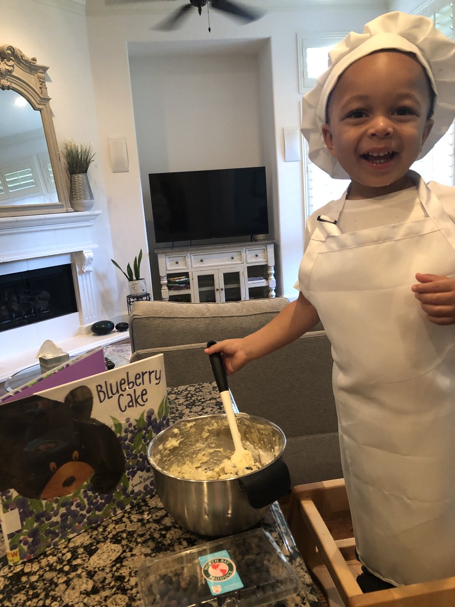 pittingerk's tweet photo. @swdillard @PublishersWkly Thank you for this book, Miss Dillard. My grandson loves it and we made your blueberry cake as muffins this afternoon. So much fun. Keep up the wonderful writing. https://t.co/abMYQofvol