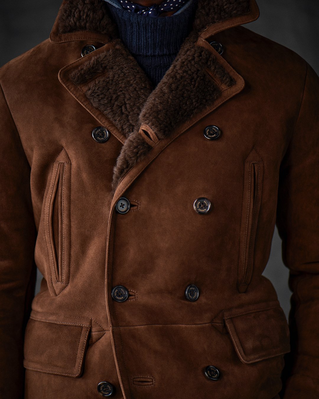 Mens ralph shop lauren peacoat
