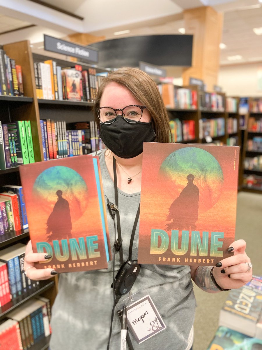 BNQuailSprings's tweet photo. This Friday rec is by Bookseller Megan for Dune by Frank Herbert. https://t.co/RBVYt15E4p