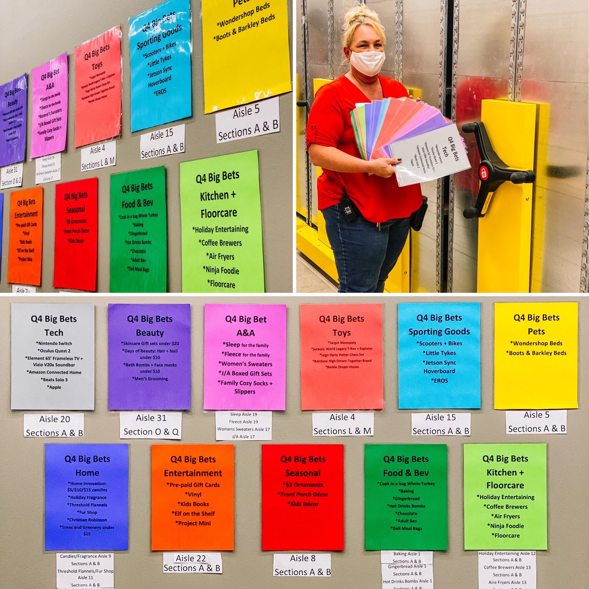 NatalieT2440's tweet image. Huge shout out to my ETL GM, @barbieT1902, for her planning and excitement around Q4 Big Bets! #organized #everythinghasahome @veramay11 @garmtgt @targeterik19