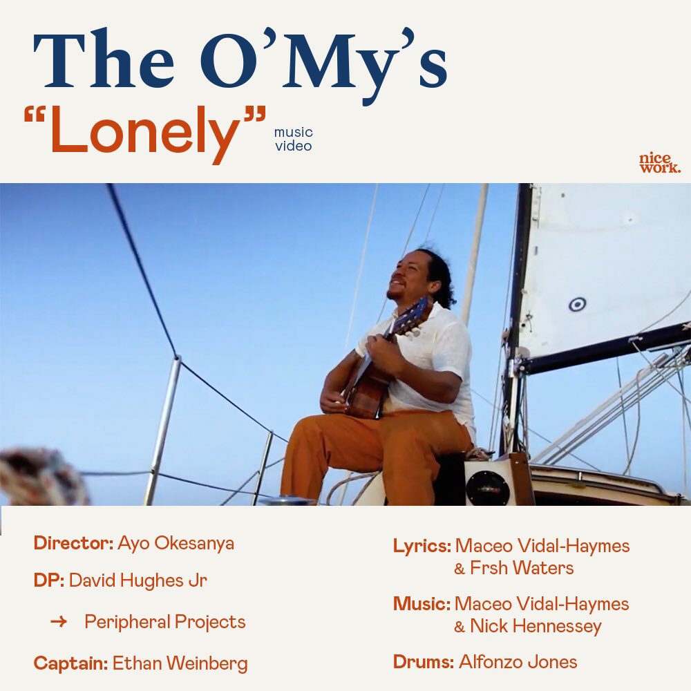 nicework's tweet image. “Lonely” by The O’My’s out now 🛶

Music Video: theomys.ffm.to/lonelyvideo