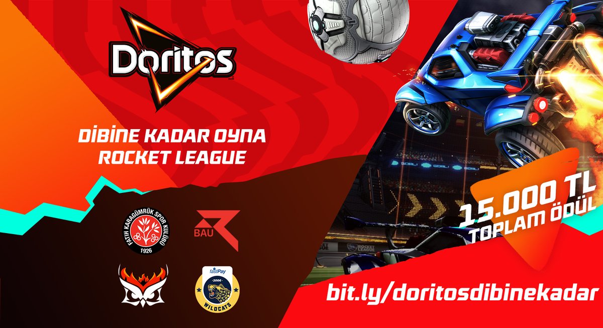 Doritos Dibine Kadar Oyna RL Turnuvası'nda mücadele edecek pro takımlar karşınızda!

Gösterdiğiniz ilgiye teşekkür ederiz, başvurular bu gece 23.59'da kapanıyor, artık #DibineKadarOyna'manın vakti!  🔥

👉bit.ly/doritosdibinek…

#DibineKadarOyna #DibineKadarKazan