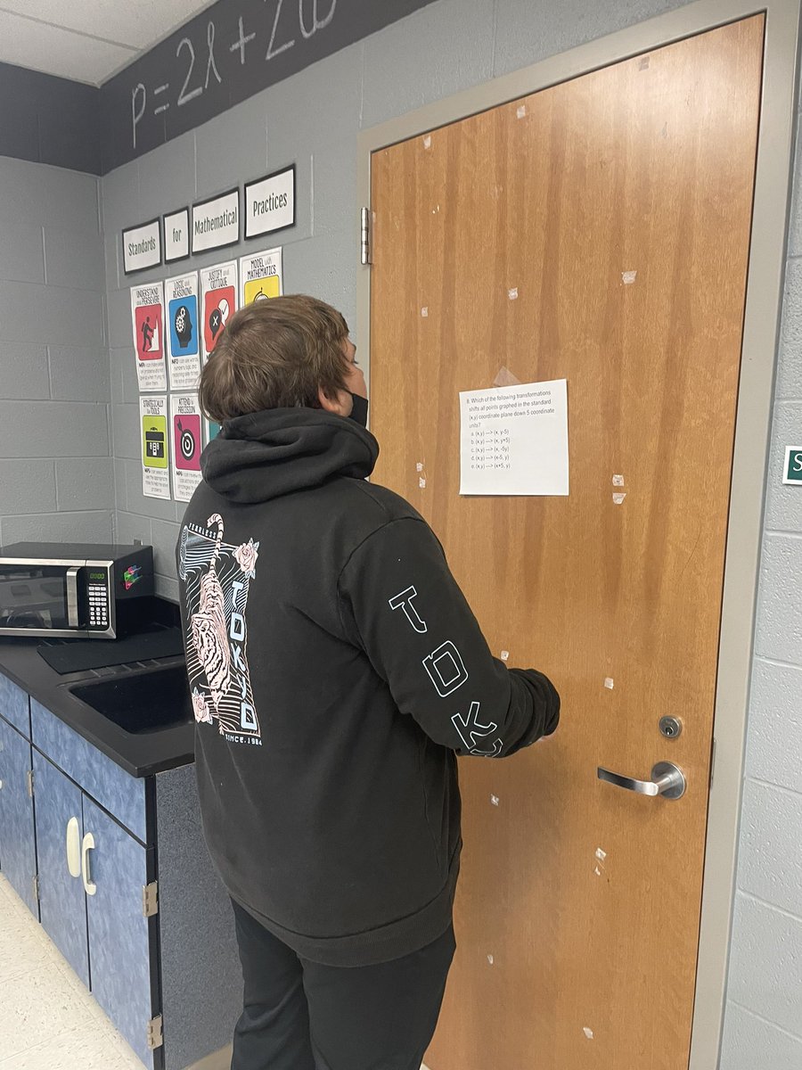 kristen_rowe4's tweet photo. #ACTFriday consists of a gallery walk of transformation questions from the ACT with my Sophomores. https://t.co/ss443Xdrx7