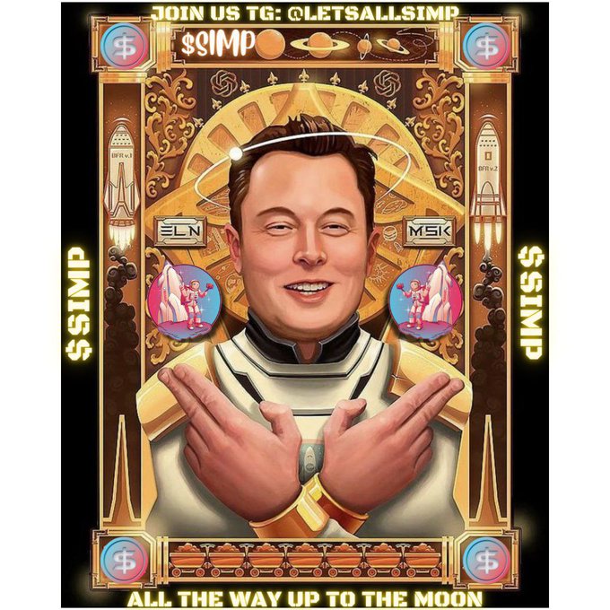 To the Moon with @letsallsimp $Simp 🚀🌔

@elonmusk will you be my $Simp daddy? 😈 https://t.co/P3XocNf