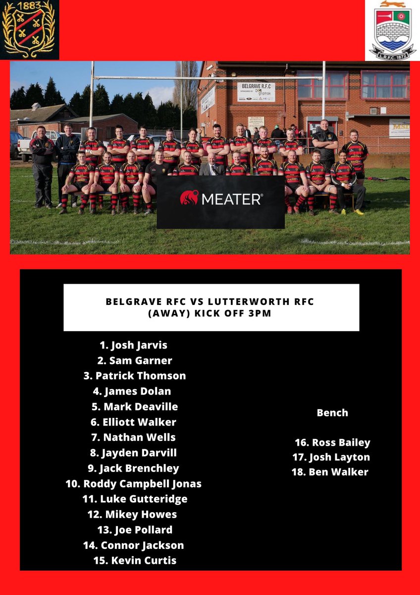 BelgraveRfc's tweet photo. It’s the first of 3 local derbies on the bounce this weekend as we travel to @LuttsRFC @PageMidlands  @vernonpollard @elliott1922 @macs_MarkD @joshjarvo9 @jacksonconnor15 @WackoHotm @whamsarner 

https://t.co/5eH29pU8hs https://t.co/SqrQamRiQz