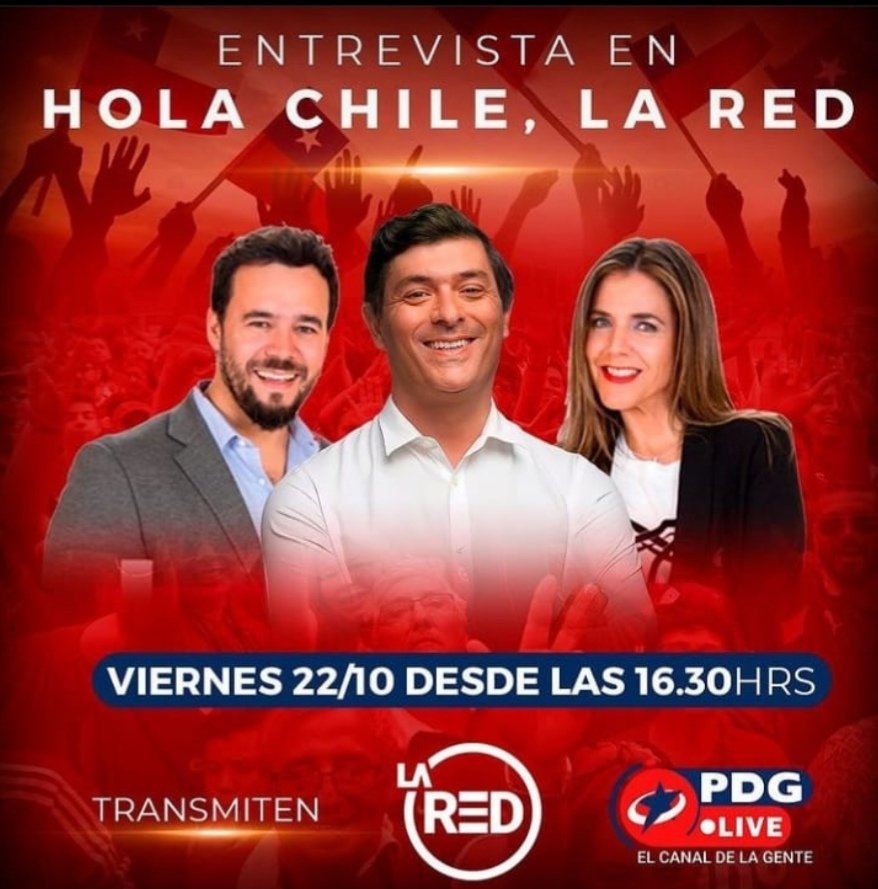 Gabriel_Tirado's tweet photo. Hoy a las 16.30 hrs en la red TV abierta y en https://t.co/9kmfsdTZB5

Voto #ParisiPresidente2022 #vota7 vota #PDGchile https://t.co/CMFPr8OO2s
