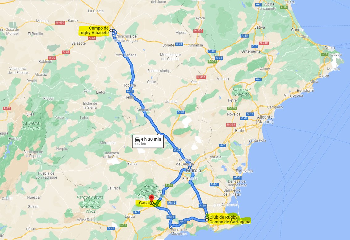 Raff_alc's tweet photo. Se viene Sábado de Rugby! 🤩🤩
Salimos de casa!!!

🏉13H Albacete - XV Murcia SB18
🏉18H Cartagena - San Roque Senior 1ºDIV

comenzamos el viaje 🚗 https://t.co/Ov7WhvzxPJ