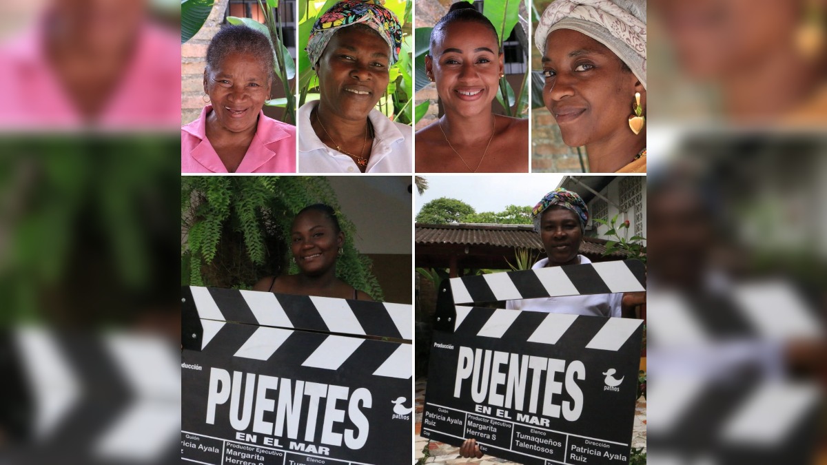 CasaPathosA's tweet photo. ¿Sabias que las mujeres de Tumaco son protagonistas de PUENTES EN EL MAR? ⛵️
Conoce nuestro proyecto y ✊Únete a nuestra comunidad en https://t.co/68hjXDHdnz
#CineColombiano #Tumaco #Cali #Pacifico #Historias #Mujeres #jovenes #Colombia #Apoyo #Iniciativas #JuntosPodemos https://t.co/k308xmFmmI