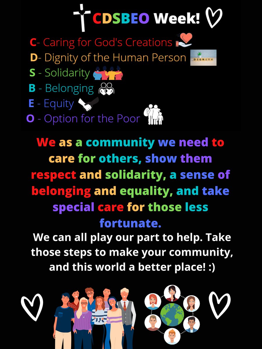 VLES_cdsbeo's tweet photo. @ecooteteacher's VLES Gr.8 students took time today to reflect on the #CDSBEOWeek activities. Such powerful messages in their creative posters! #IBelongHereCDSBEO #CDSBEOFaith #TogetherVirtually @CDSBEO @English_Cath @JefinnerL https://t.co/GwssNKZRqa