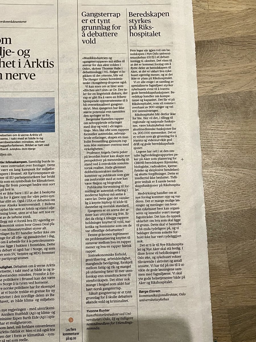 Når kommunikasjonsdir i OUS er bedre på traumebehandling enn akuttmiljøet på Ullevål. I sedvanlig hersketeknikk beskrives et samlet akuttmiljø som «fem leger sår igjen tvil om beredskapen i nye OUS.» I OUS jobber fag og administrasjon i hver sin retning. #FagRedderLiv, ikke adm.