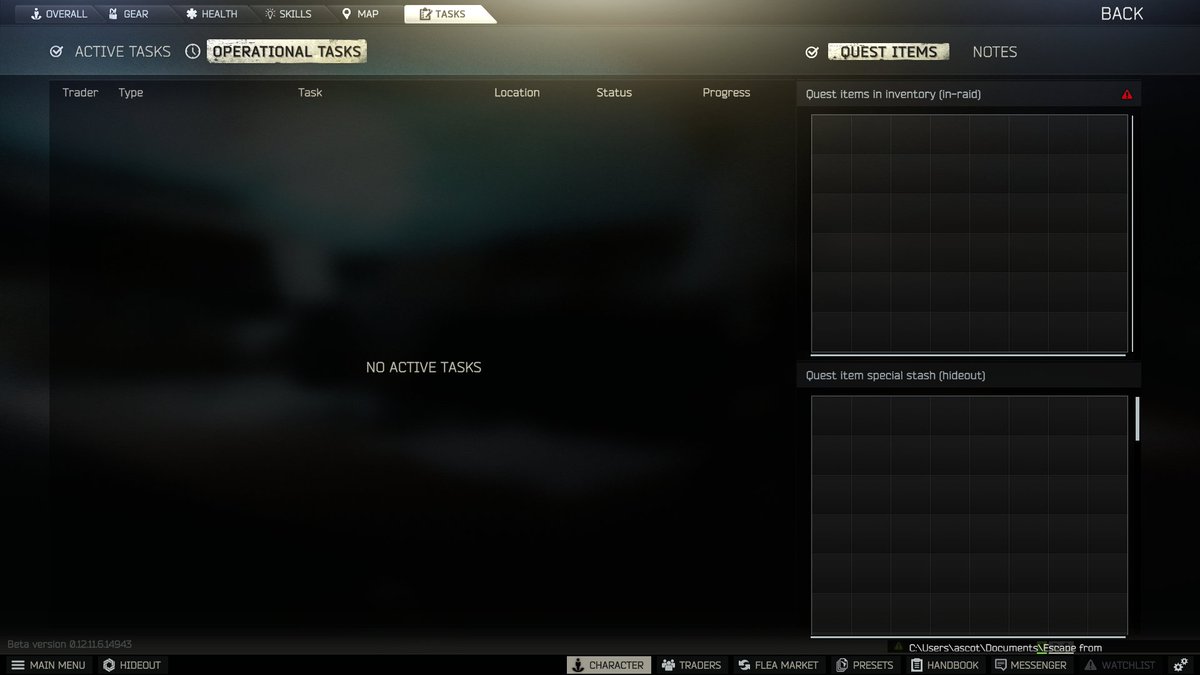 EFTintel's tweet photo. First Look at the #OperationalTasks from #EscapefromTarkov https://t.co/YVwKHwQLtz
