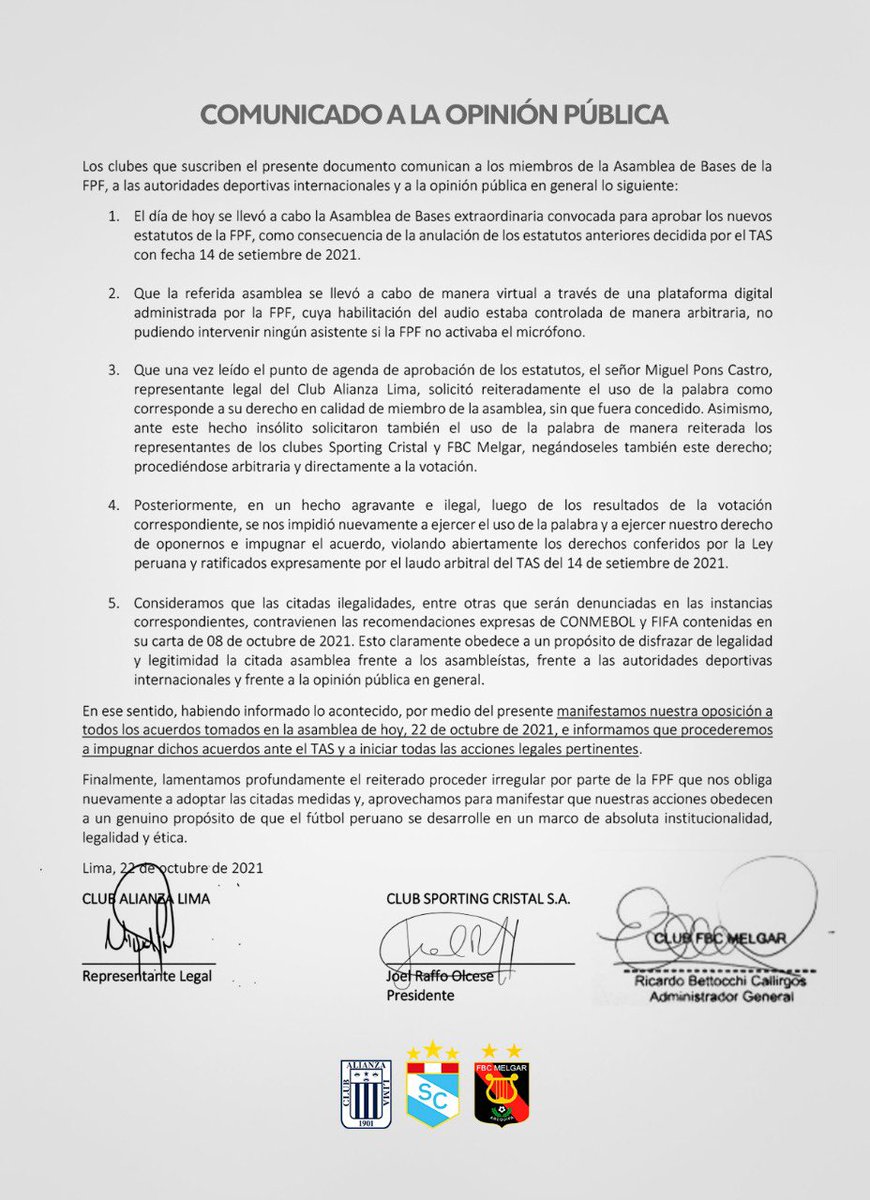 📄Comunicado oficial.